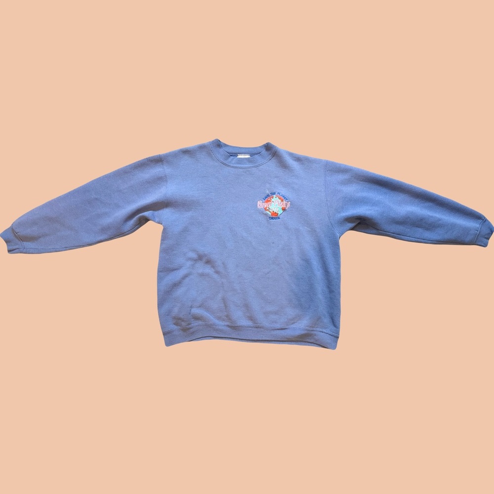 Blue Vintage Crewneck Sweater
